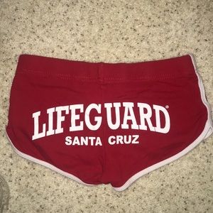 Lifeguard shorts from Santa Cruz